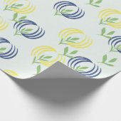 Blumenzapier Geschenkpapier (Ecke)