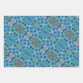 Blumenzapier Geschenkpapier Set (Vorderseite 3)