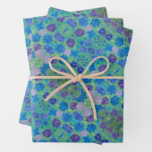 Blumenzapier Geschenkpapier Set (Beispiel)