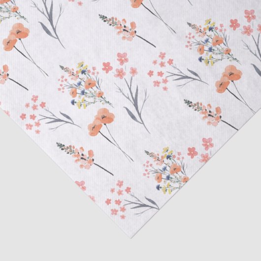 Blumenzapier Seidenpapier (Detail)