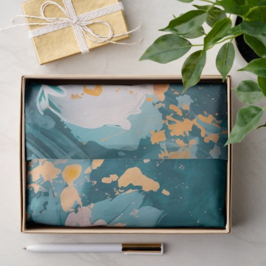 Blumenzapier Seidenpapier (Geschenk)