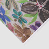 Blumenzapier Seidenpapier (Ausschnitt)