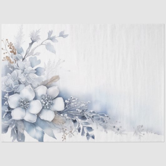 Blumenzapier Seidenpapier (Vorderseite)