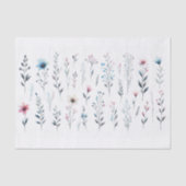 Blumenzapier Seidenpapier (Vorderseite)