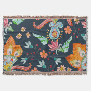 Blumenzauber: Aquarellfarbene Blume Decke