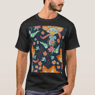 Blumenzauber: Aquarellfarbene Blume T-Shirt