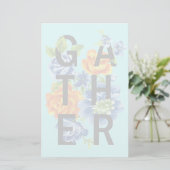 Blumenzauber Briefpapier (Stehend Vorderseite)