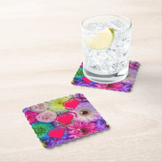 Blumenzauber-Jakobszauber-Untersetzer Untersetzer (Vor Ort)