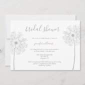 Blumenzauber-Leuchter-Braun-Dusche Einladung (Vorderseite)