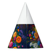 "Blumenzauber" Partyhütchen (Rückseite)