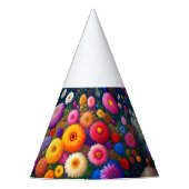"Blumenzauber" Partyhütchen (Vorderseite)