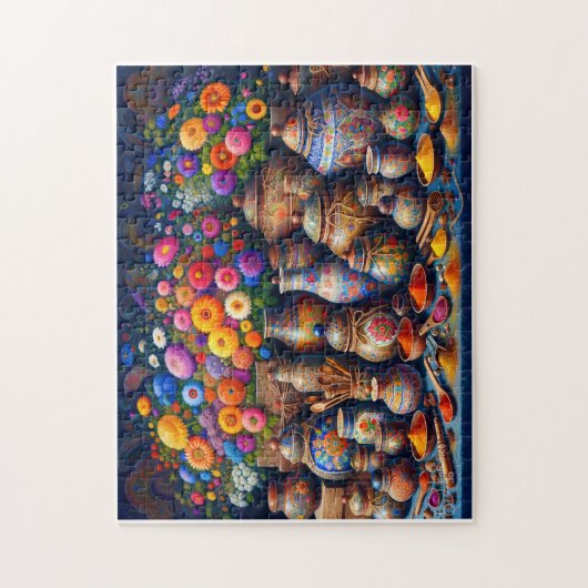 "Blumenzauber" Puzzle (Vertikal)