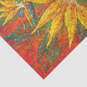 Blumenzauber-Vogel von Paradise Textur Malerei Seidenpapier (Ausschnitt)