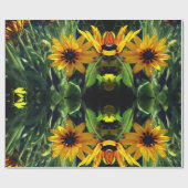 Blumenzauberpapier Geschenkpapier (Flach)