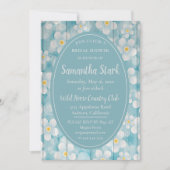 Blumenzaun-Brautparty Einladung (Vorderseite)