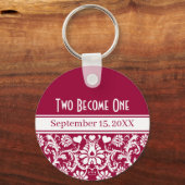 Blumenzehen ändern sich zu jeder Farbe Schlüsselanhänger (Vorderseite)