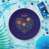 Blumenzehen Pappteller (Party)