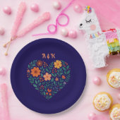 Blumenzehen Pappteller (Party)