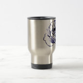 Blumenzeichnung Reisebecher (Mittel)