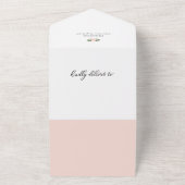 Blumenzellenangabe und Dankeschön-Foto-Karte All In One Einladung (Außenbereich)