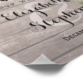 Blumenzellenleuchten Begrüßungszeichen Poster (Ecke)