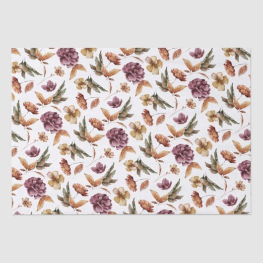 Blumenzellenpapier Seidenpapier (Vorderseite)