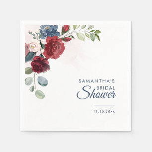 Blumenzellenschrift Custom Nature Brautparty Serviette
