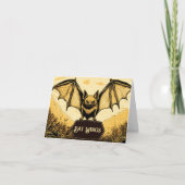 Blumenzelt Dankeskarte (Vorderseite)