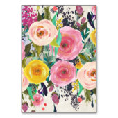 Blumenzelt-Karten Tischnummer (Rückseite)