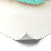 Blumenzelt Poster (Ecke)