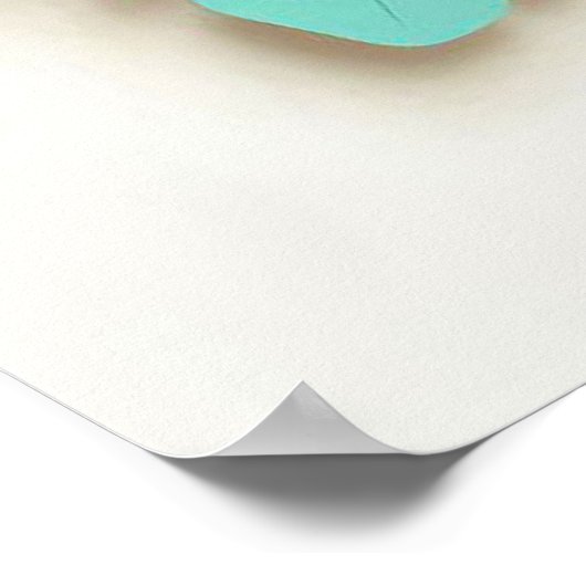 Blumenzelt Poster (Ecke)