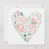 Blumenzeremonie Einladung (Rückseite)