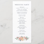 Blumenzeremonie im Sommer Programm (Rückseite)