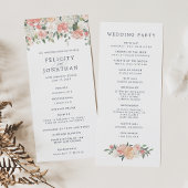 Blumenzeremonie im Sommer Programm