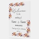 Blumenzettel Acrylschild (Winkel)