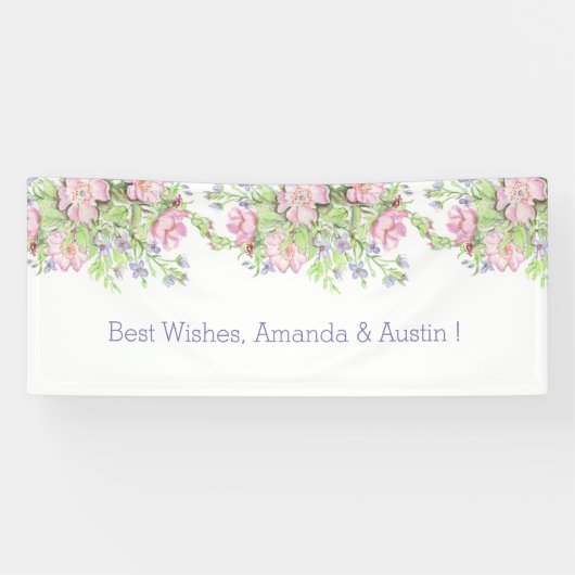 Blumenzettel Banner (Horizontal)