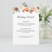 Blumenzettel Begleitkarte (Stehend Vorderseite)