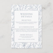 Blumenzettel Begleitkarte (Vorderseite)