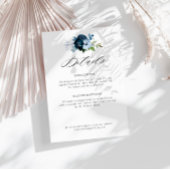 Blumenzettel Begleitkarte