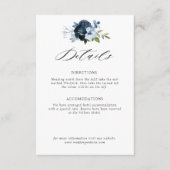 Blumenzettel Begleitkarte (Vorderseite)