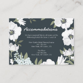 Blumenzettel Begleitkarte