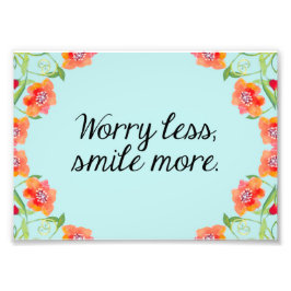 Blumenzettel drucken, inspirierende Angebotsfarbe Fotodruck