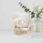 Blumenzettel Einladung (Stehend Vorderseite)