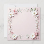 Blumenzettel Einladung (Rückseite)