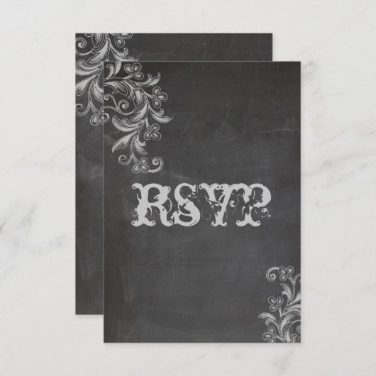 Blumenzettel Einladung zur Hochzeit von UAWG (Vorne/Hinten)