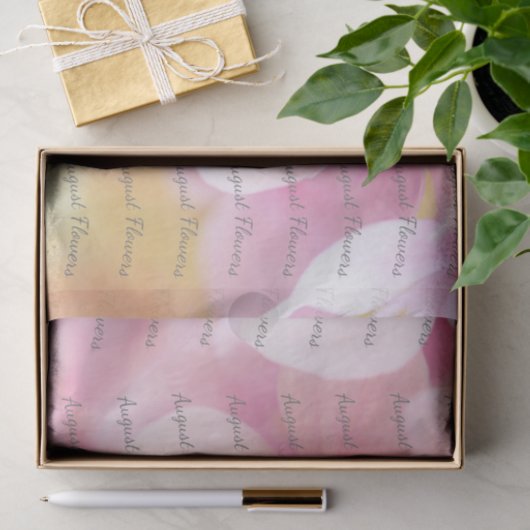 Blumenzettel Florist Pink Blume Seidenpapier (Geschenk)