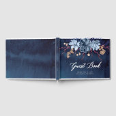 Blumenzettel für Hochzeitsgäste Gästebuch (Voll)