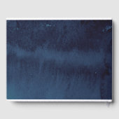 Blumenzettel für Hochzeitsgäste Gästebuch (Rückseite)