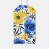 "Blumenzettel" Geschenkanhänger (Vorderseite)