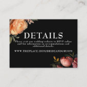 Blumenzettel Kleine Eintrittskarte Begleitkarte (Vorderseite)